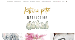 Desktop Screenshot of katrinapetewatercolors.com